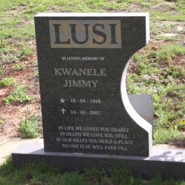 LUSI Kwanele Jimmy 1948-2007