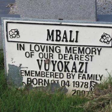 MBALI Vuyokazi 1978-2007