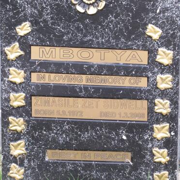 MBOTYA Tomasile Zet 1972-2008