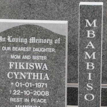 MBAMBISO Fikiswa Cynthia 1971-2008