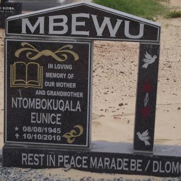 MBEWU Ntombokuqala Eunice 1945-2010