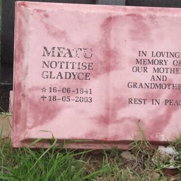 MFATU Notitise Gladyce 1941-2003