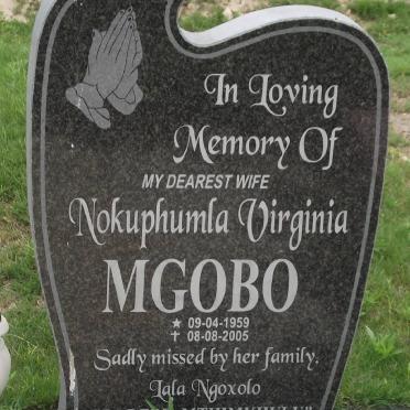MGOBO Nokuphumla Virginia 1959-2005