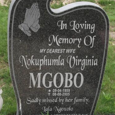 MGOBO Nokuphumla Virginia 1959-2005