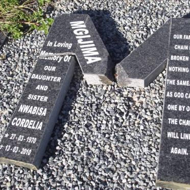 MGIJIMA Nwabisa Cordelia 1970-2010