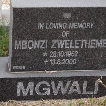 MGWALI Mbonzi Zwelethemba 1962-2000