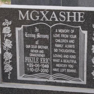 MGXASHE Fikile Eric 1949-2010