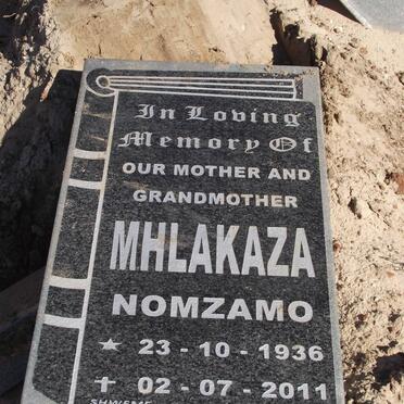 MHLAKAZA Nomzamo 1936-2011