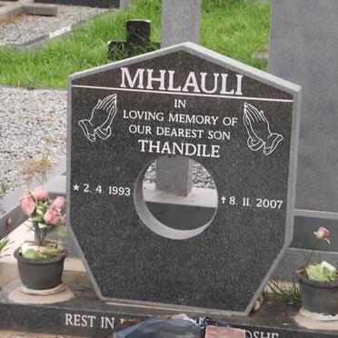 MHLAULI Thandile 1993-2007