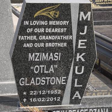 MJEKULA Mzimasi Gladstone 1952-2012