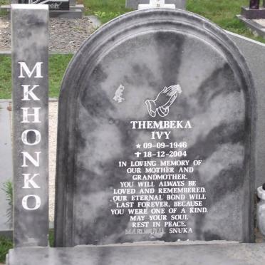 MKONKO Thembeka Ivy 1946-2004