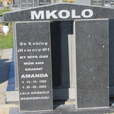 MKOLO Amanda 1962-2009