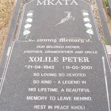 MKATA Xolile Peter 1945-2001