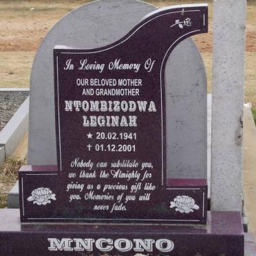 MNCONO Ntombizodwa Leginah 1941-2001
