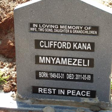 MNYAMEZELI Clifford Kana 1949-2011