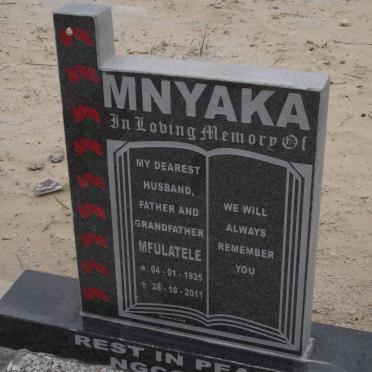 MNYAKA Mfulatele 1935-2011