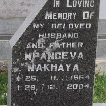 MPANCEVA Makhaya 1964-2004
