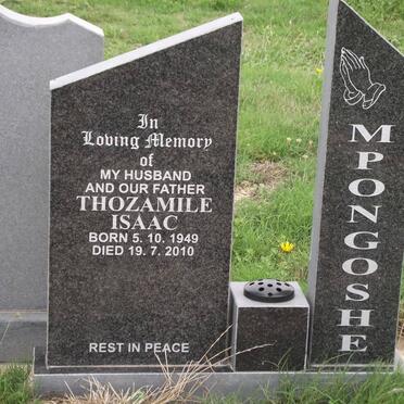 MPONGOSHE Thozamile Isaac 1949-2010