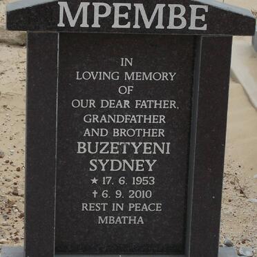 MPEMBE Buzetyeni Sydney 1953-2010