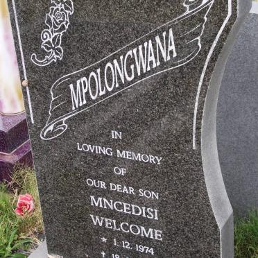MPOLONGWANA Mncedisi Welcome 1974-2001