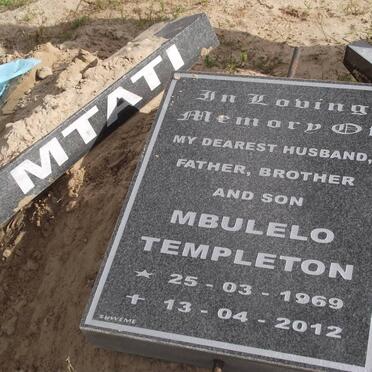 MTATI Mbulelo Templeton 1969-2012