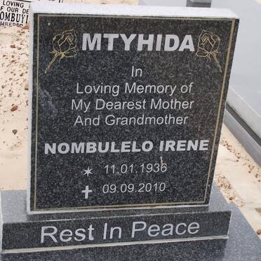 MTYHIDA Nombulelo Irene 1936-2010