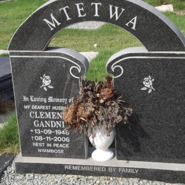 MTETWA Clement Gandni 1948-2006