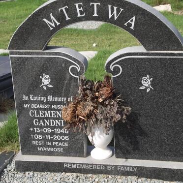 MTETWA Clement Gandni 1948-2006