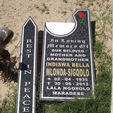 MLONDA-SIGQOLO Indiswa Bella 1935-2012