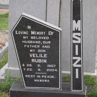 MSIZI Velile Rubin 1967-2004