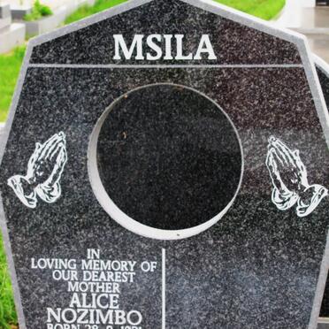 MSILA Alice Nozimbo 1931-2008