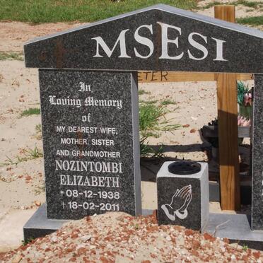 MSESI Nozintombi Elizabeth 1938-2011