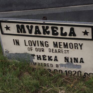 MVAKELA  T. Nina 1920-1998
