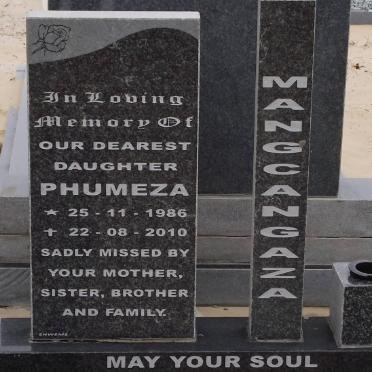 MANGCANGAZA Phumeza 1986-2010