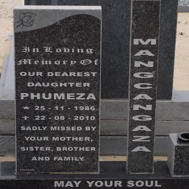 MANGCANGAZA Phumeza 1986-2010