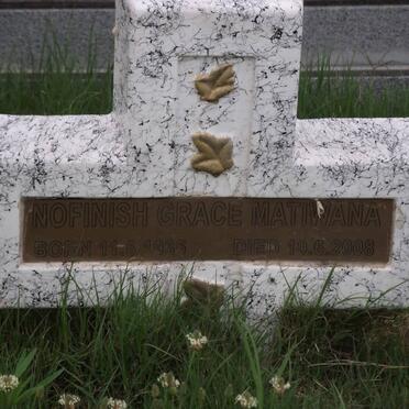 MATIWANA Nofinish Grace 1935-2008