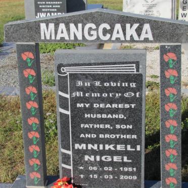 MANGCAKA Mnikeli Nigel 1951-2009