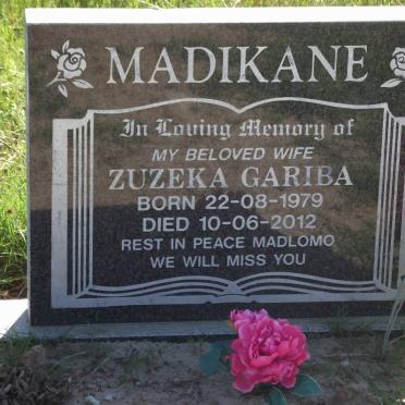 MADIKANE Zuzeka Gariba 1979-2012