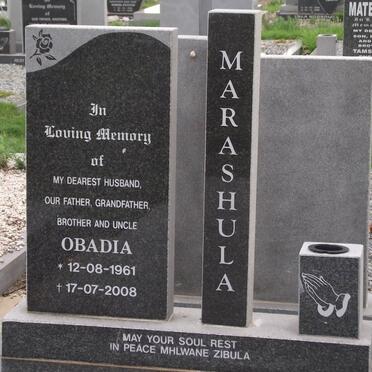 MARASHULA Obadia 1961-2008