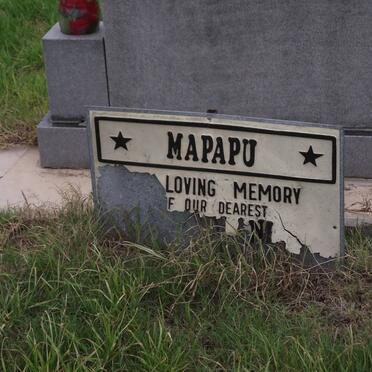 MAPAPU Bulelani 1985-2001