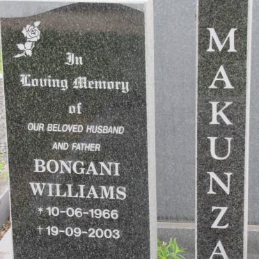 MAKUNZA Bongani Williams 1966-2003