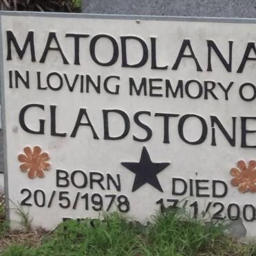 MATODLANA Vuyani Gladstone 1978-2003