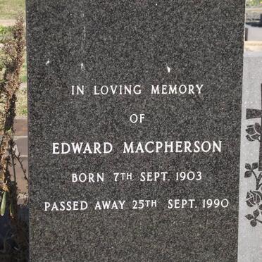 MACPHERSON Edward 1903-1990