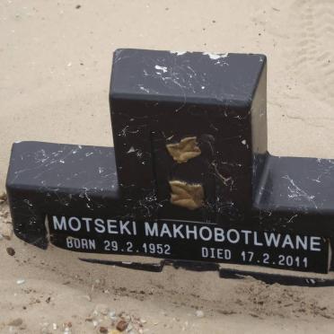 MAKHOBOTLWANE Motseki 1952-2011