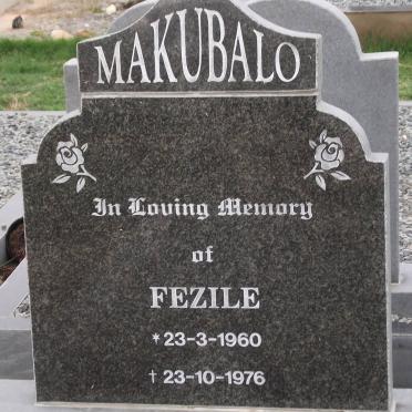 MAKUBALO Fezile 1960-1976