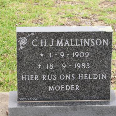 MALLINSON C.H.J. 1909-1983