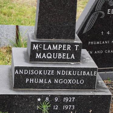 MAQUBELA McLamper T. 1927-1973