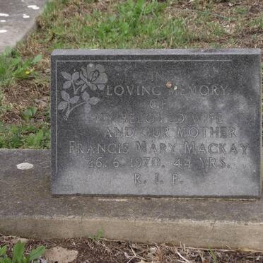 MACKAY Francis Mary -1970