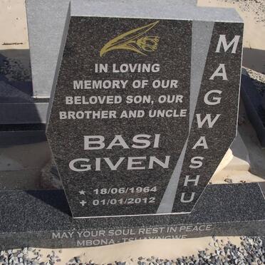 MAGWASHU Basi Given 1964-2012