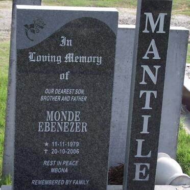 MANTILE Monde Ebenezer 1979-2006